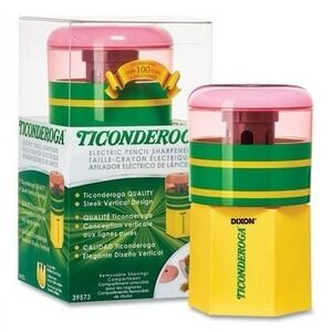 Ticonderoga Electric Pencil Shaped Sharpener School Classroom Teacher NEW IN BOX